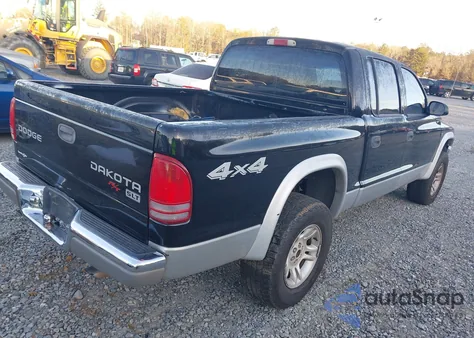 2004 Dodge Dakota Slt z USA, uszkodzony, nr VIN 1D7HG48N44S717961